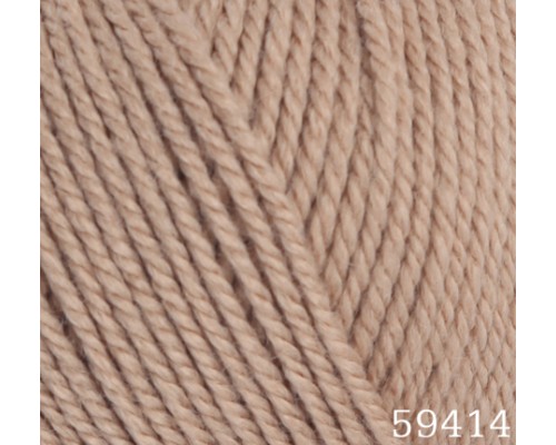 Пряжа Himalaya Dolce Merino 59414 (Светло-Бежевый)