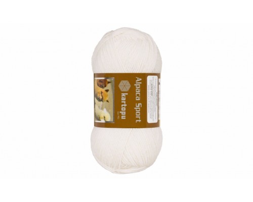 Пряжа Kartopu Alpaca Sport 010 (Белый)