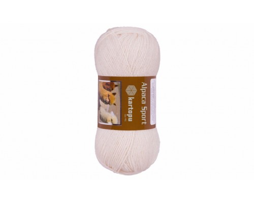 Пряжа Kartopu Alpaca Sport 025 (Молочный)