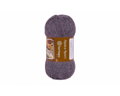 Пряжа Kartopu Alpaca Sport 1002 (Темно Серый Меланж)