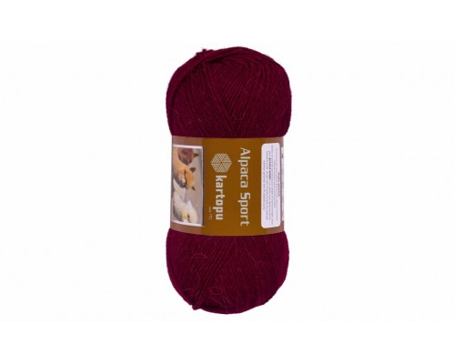 Пряжа Kartopu Alpaca Sport 105 (Бордовый)