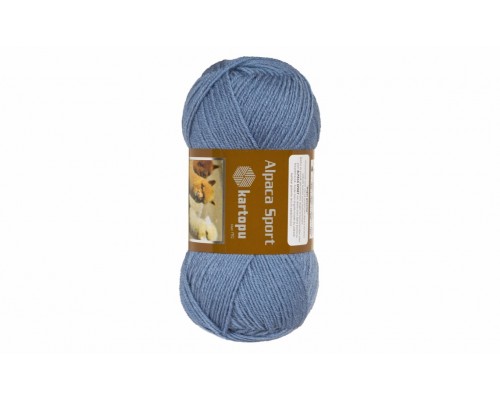 Пряжа Kartopu Alpaca Sport 644 (Голубой Джинс)