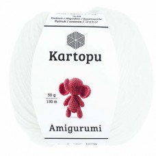 Kartopu Amigurumi K010 (Белый)