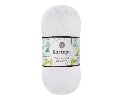 Kartopu Baby Natural - K010 (Белый)