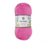 Kartopu Baby Natural - K257 (малина) - Kartopu Baby Natural (51% акрил, 49% хлопок 100 гр/160 м) - KARTOPU - ПРЯЖА ПО ПРОЗВОДИТЕЛЯМ - Два сундука