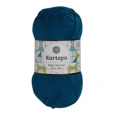 Kartopu Baby Natural - K605 (василек) - Kartopu Baby Natural (51% акрил, 49% хлопок 100 гр/160 м) - KARTOPU - ПРЯЖА ПО ПРОЗВОДИТЕЛЯМ - Два сундука