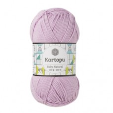 Kartopu Baby Natural - K705 (розово-сиреневый) - Kartopu Baby Natural (51% акрил, 49% хлопок 100 гр/160 м) - KARTOPU - ПРЯЖА ПО ПРОЗВОДИТЕЛЯМ - Два сундука