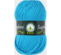 Пряжа VITA "SAPPHIRE" - (1523 - Голубая бирюза) - Купить мотками пряжу в интернет магазине по низким ценам ДВА Сундука 2synduka.ru самовывоз доставка наложенным платежом почтой