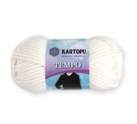 Tempo K010 - белый - KARTOPU Tempo  - KARTOPU - Шерсть - Хлопок - KARTOPU - ПРЯЖА - Два сундука