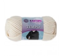 Tempo K025 - молочный крем - KARTOPU Tempo  - KARTOPU - Шерсть - Хлопок - KARTOPU - ПРЯЖА - Два сундука