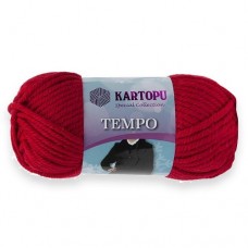 Tempo K132 - красный - KARTOPU Tempo  - KARTOPU - Шерсть - Хлопок - KARTOPU - ПРЯЖА - Два сундука