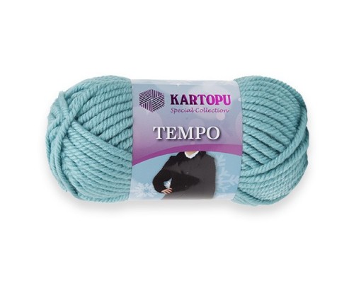 Пряжа Kartopu Tempo K435 (Лазурный)