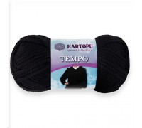 Tempo K940 - черный - KARTOPU Tempo  - KARTOPU - Шерсть - Хлопок - KARTOPU - ПРЯЖА - Два сундука