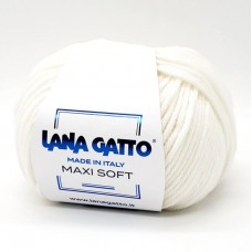 Пряжа Lana Gatto Maxi Soft 10001