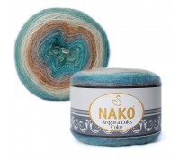 Пряжа Nako Angora Luks Color, Купить пряжу NAKO Angora Luks Color (нако ангора Люкс Колор)  на официальном сайте интернет - магазина “ДВА Сундука” в Москве.
