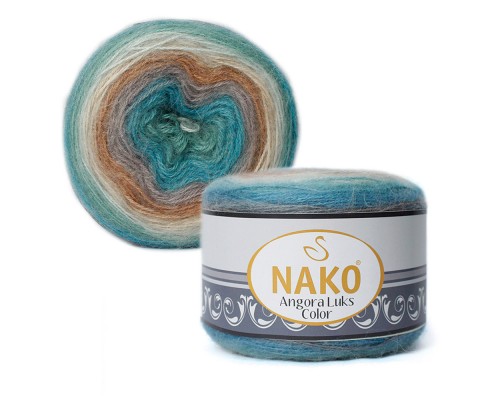 Пряжа Nako Angora Luks Color 81906