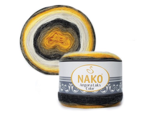 Пряжа Nako Angora Luks Color 81908