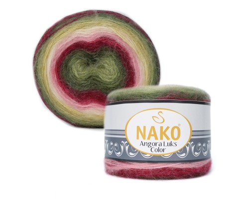 Пряжа Nako Angora Luks Color 81909