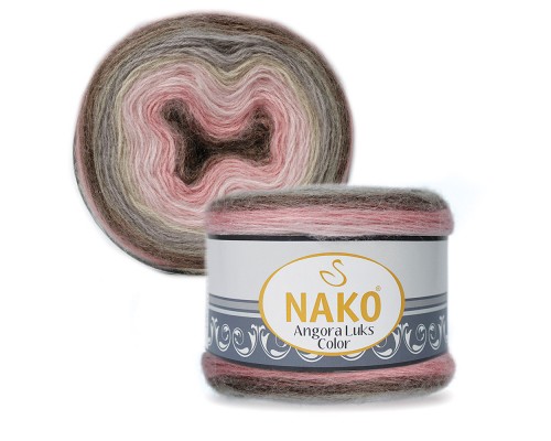 Пряжа Nako Angora Luks Color 81911