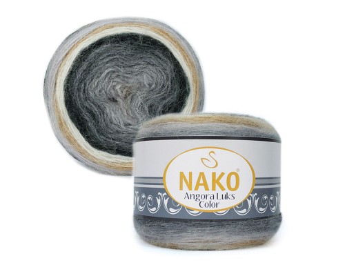 Пряжа Nako Angora Luks Color 81914