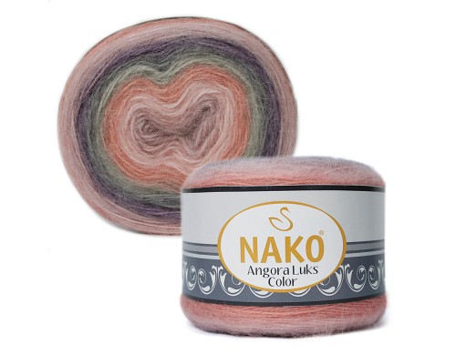 Пряжа Nako Angora Luks Color 81915