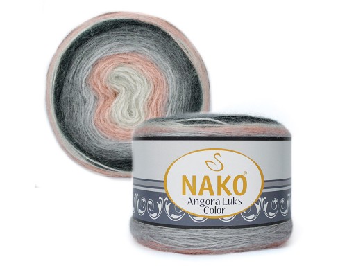 Пряжа Nako Angora Luks Color 81916