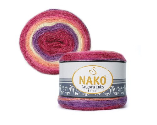 Пряжа Nako Angora Luks Color 81917