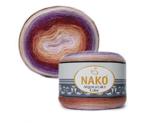 Пряжа Nako Angora Luks Color 81918