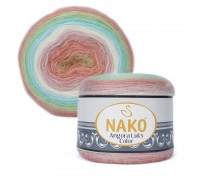 Пряжа Nako Angora Luks Color, Купить пряжу NAKO Angora Luks Color (нако ангора Люкс Колор)  на официальном сайте интернет - магазина “ДВА Сундука” в Москве.