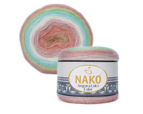 Пряжа Nako Angora Luks Color 81919