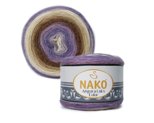 Пряжа Nako Angora Luks Color 81921
