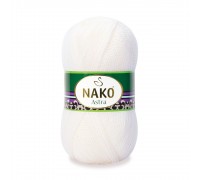 Nako Astra 00208 (белый) купить пряжу Нако Астра мотками в интернет-магазине ДВА Сундука 2sunduka.ru