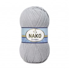 Пряжа Nako Denim 10070 (Светло - Серый)