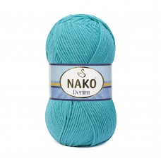 Пряжа Nako DENIM 11579 (нефрит) - Два сундука