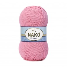 Пряжа Nako Denim 11582 (Розовый)