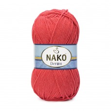 Пряжа Nako Denim 11583 (Красный)