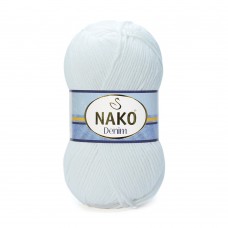 Пряжа Nako Denim 208 (Белый)