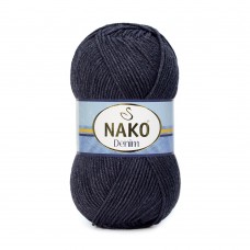 Пряжа Nako Denim 217 (Черный)