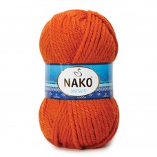 Jersey Nako 1968 (оранжевый) - Jersey Nako (15% Шерсть, 85% Акрил, 100гр/74м) - Nako - ПРЯЖА - Два сундука