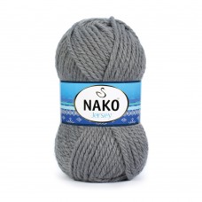 Jersey Nako 1970 (серый) - Jersey Nako (15% Шерсть, 85% Акрил, 100гр/74м) - Nako - ПРЯЖА - Два сундука