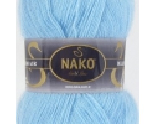 Пряжа Nako Mohair Delicate 6119 (Голубой)