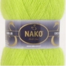 Пряжа Nako Mohair Delicate 6140 (Салатовый)