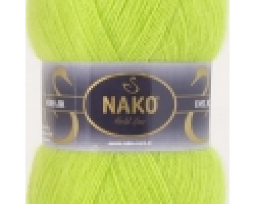 Пряжа Nako Mohair Delicate 6140 (Салатовый)