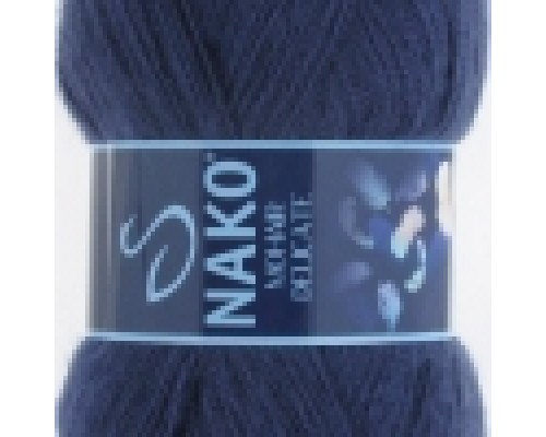 Пряжа Nako Mohair Delicate 6146 (Темно-Синий)