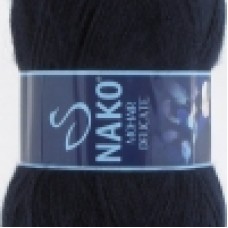 Пряжа Nako Mohair Delicate 6147 (Чернильно-Синий)