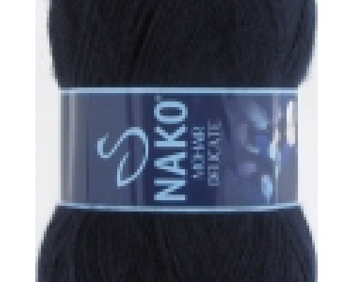 Пряжа Nako Mohair Delicate 6147 (Чернильно-Синий)