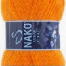 Пряжа Nako Mohair Delicate 6151 (Апельсин)