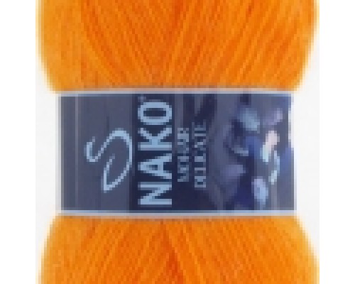 Пряжа Nako Mohair Delicate 6151 (Апельсин)