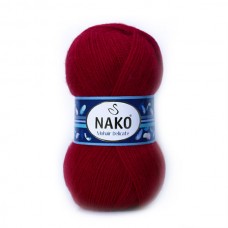 Пряжа Nako Mohair Delicate 6109 (Красный)