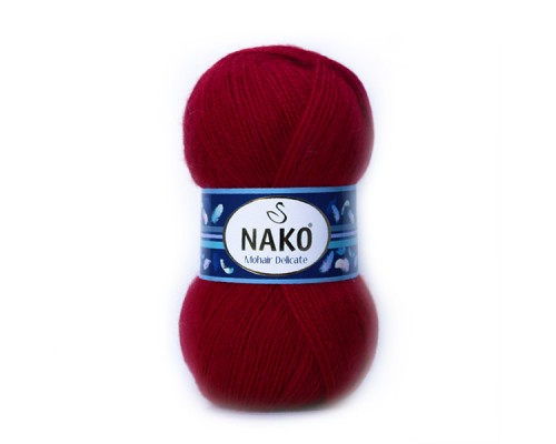 Пряжа Nako Mohair Delicate 6109 (Красный)